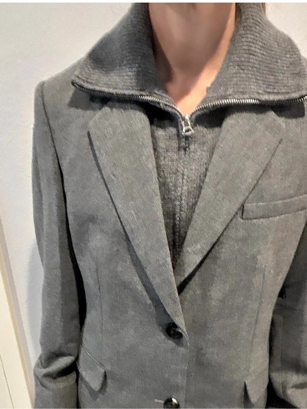 rag & bone Frank Blazer Gray Blazer Size 6 NWT originally $698